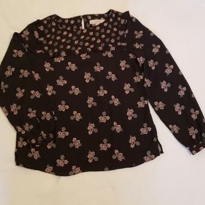 Never worn LOFT floral blouse
